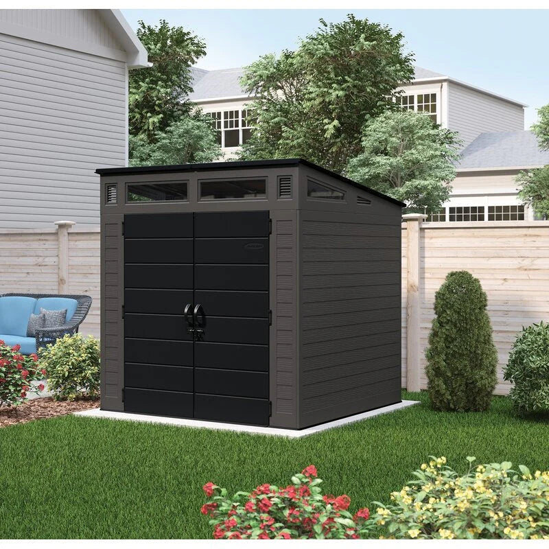 Suncast Modernist Resin Storage Shed 7 ft. 2.5 in. x 7 ft. 3.5 in. x 7 ft. 5.5 in.