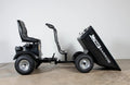 Rat Barrow Ride-On Wheelbarrow, Black, 150 Ltrs, 200kg Capacity, 98cm Wide, 2.3m Long