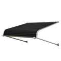 Aluminum Door Canopy Awning, 4 ft, 12 in H x 42 in D, Black - 1100 Series