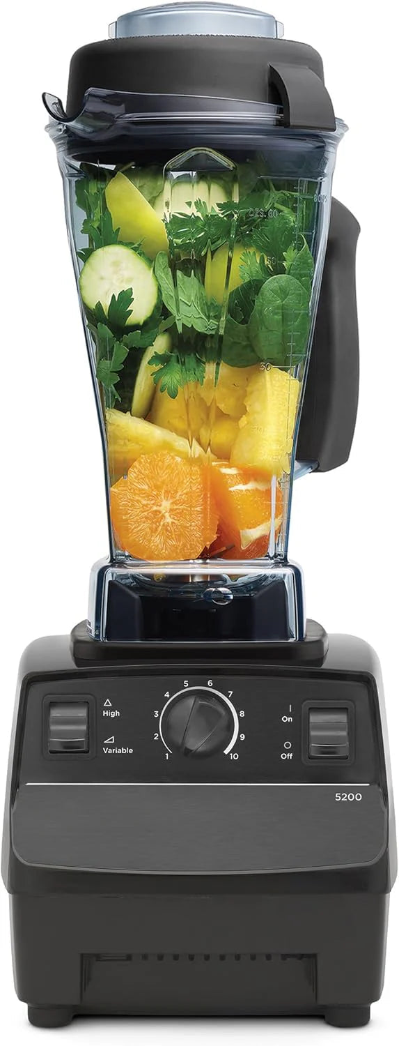 Professional-Grade Blender, 64 oz Container, Self-Cleaning, Black