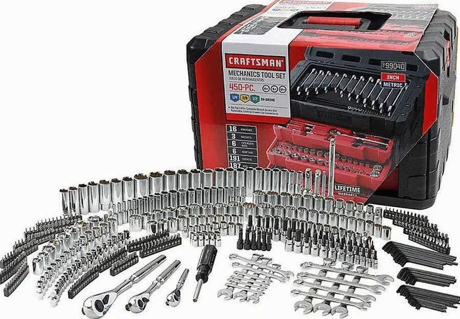 Craftsman 450-Piece Ratchet, Socket And Hand Wrench Mechanics Tool Set - 99040