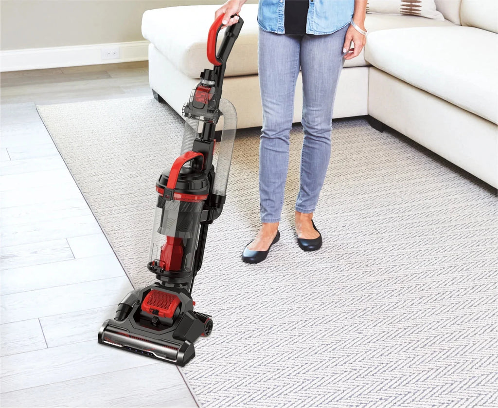 Eureka Bagless Upright Vacuum, Max Swivel Pro, Red - NEU351