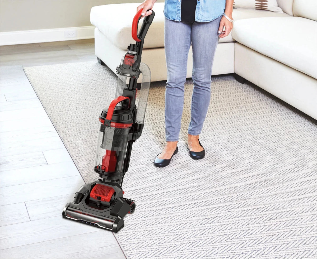 Eureka Bagless Upright Vacuum, Max Swivel Pro, Red - NEU351