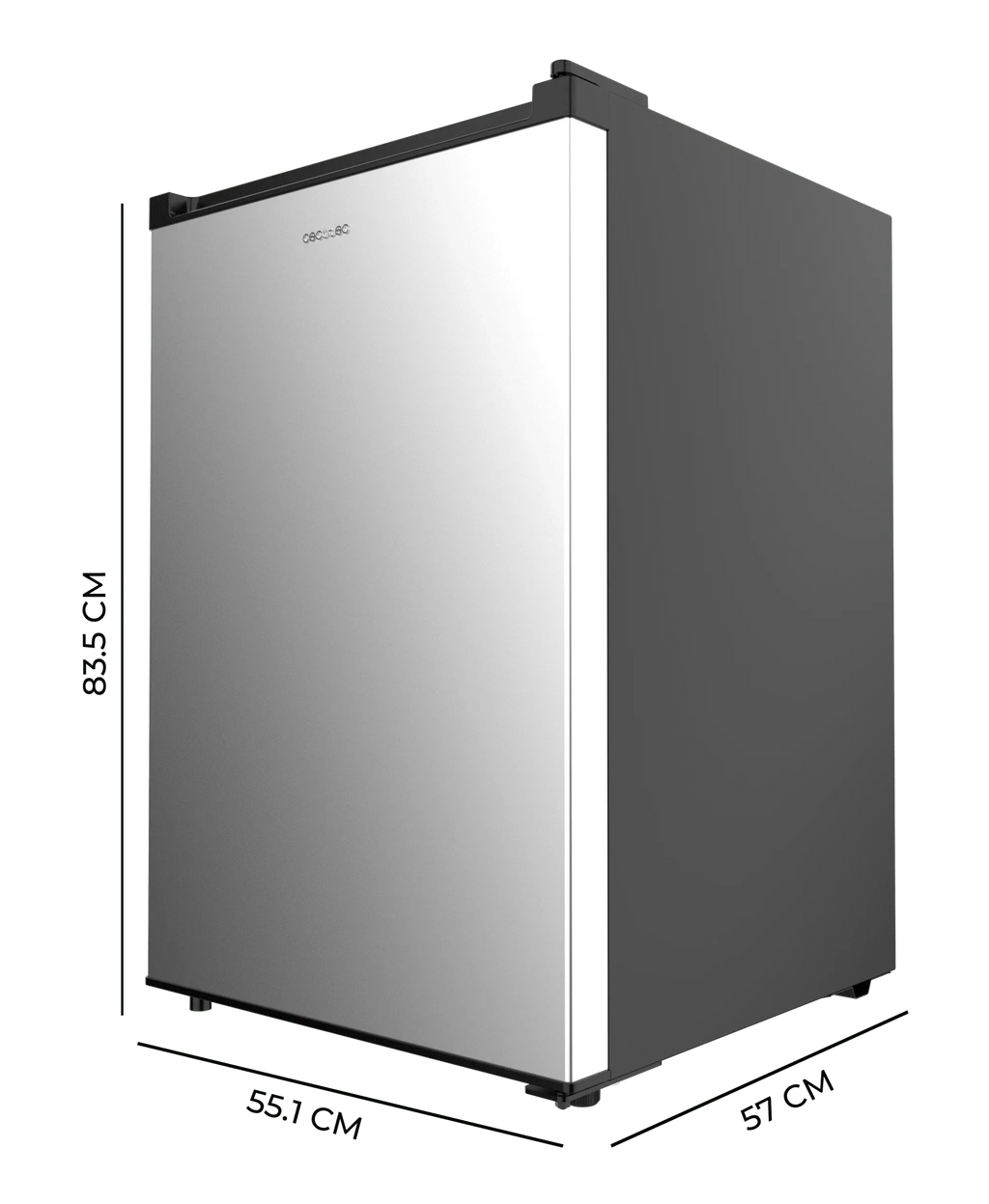 Bolero CoolMarket Mini Refrigerator 133 L Inox - TT