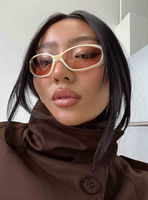 Eastside Girls Wrap Around Sunglasses Yellow