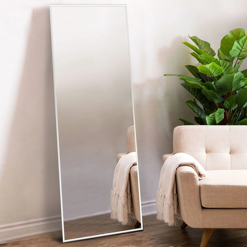 Full Length Wall Mounted Dressing Mirror, 65 in H x 22 in W
