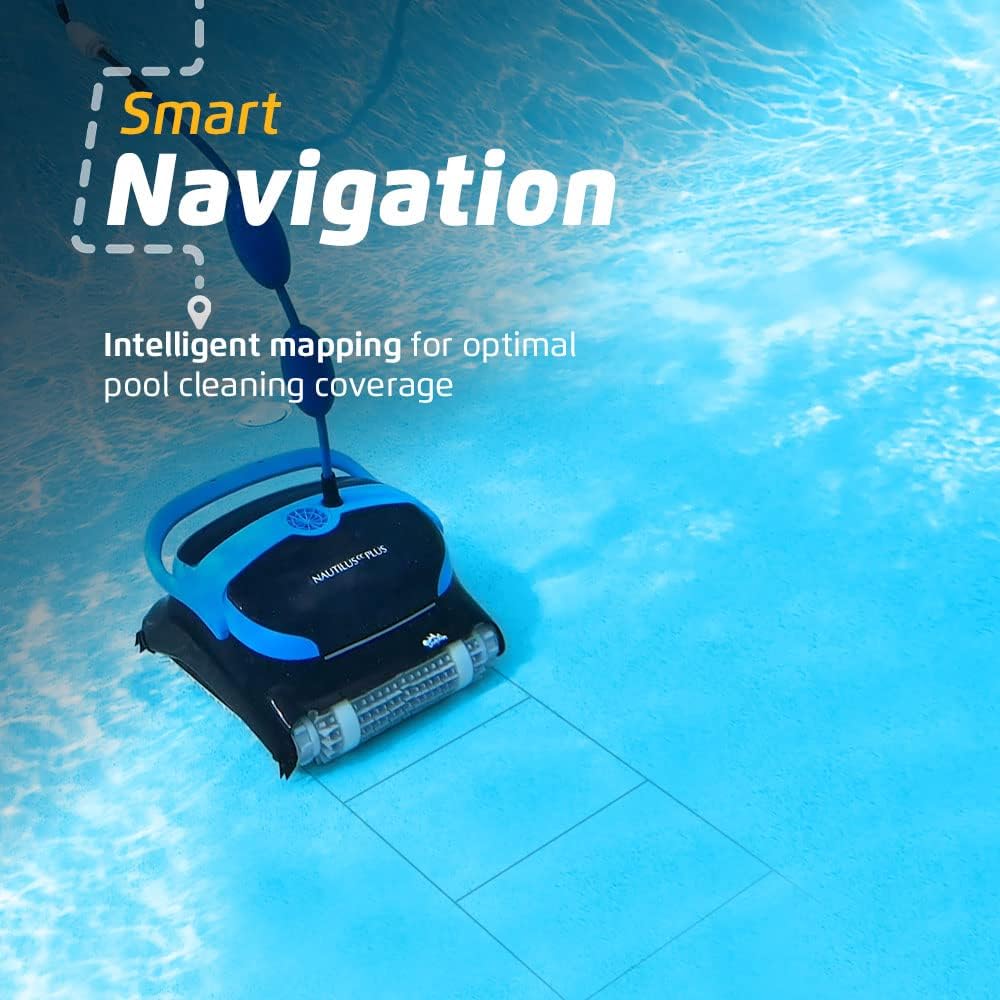 Dolphin Nautilus CC Plus Wi-Fi Robotic Pool Vacuum Cleaner For In-Ground Pools Up To 50 FT - Nautilus CC Plus Wi-Fi