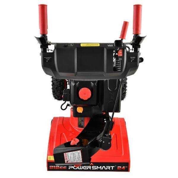 Powersmart Two-Stage Gas Snow Blower, 24 in, 212cc, Electric Start, LED Light, Heated Handles