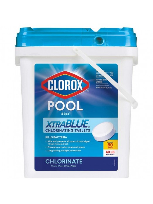 XtraBlue Pool And Spa Chlorinating Tablets, 40 Pound, 3 Inch