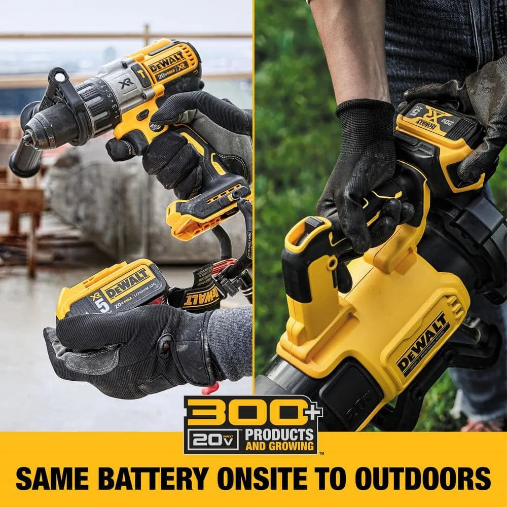 DEWALT 20V MAX Cordless String Trimmer And Leaf Blower Combo Kit - 13 in, 4 Ah Battery