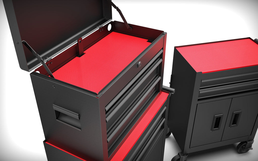 Hyper Tough Heavy Duty Steel Tool Chest 20 in, 400 lbs Capacity, Black, 5,820 cu. in. Storage