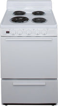 Premier 24 Inch Electric Range - White