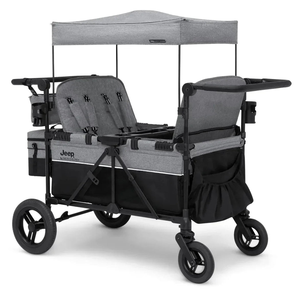 Delta Children Jeep Wrangler Deluxe 4 Seater Stroller Wagon