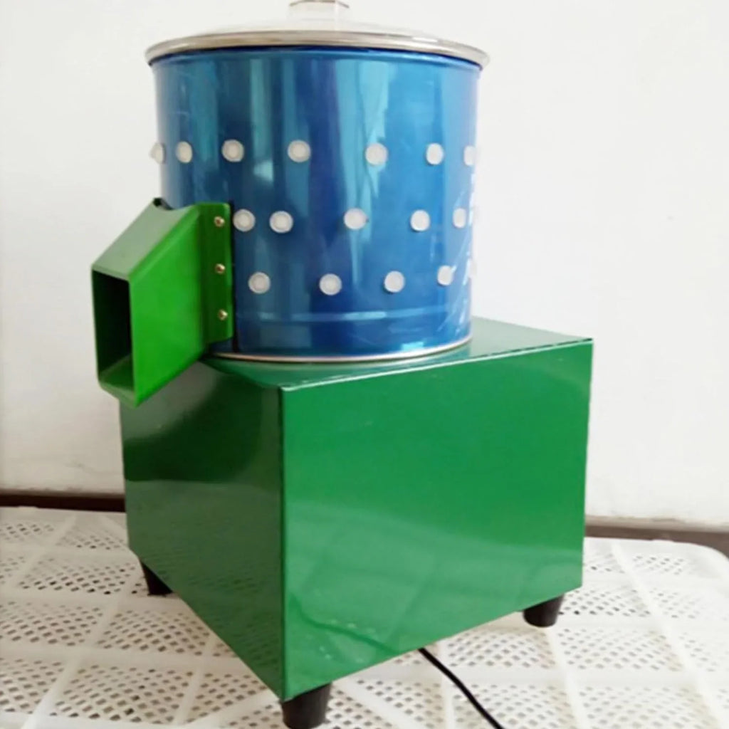 Chicken Plucker Poultry De-Featherer, 110 Rubber Fingers, 60W, Stainless Steel - Type 25