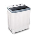 Devanti Twin Tub Portable Washing Machine 5KG - White