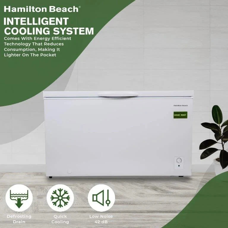 Hamilton Beach 14 Cu. Ft. Chest Freezer, White - HZ7941-3BCOM