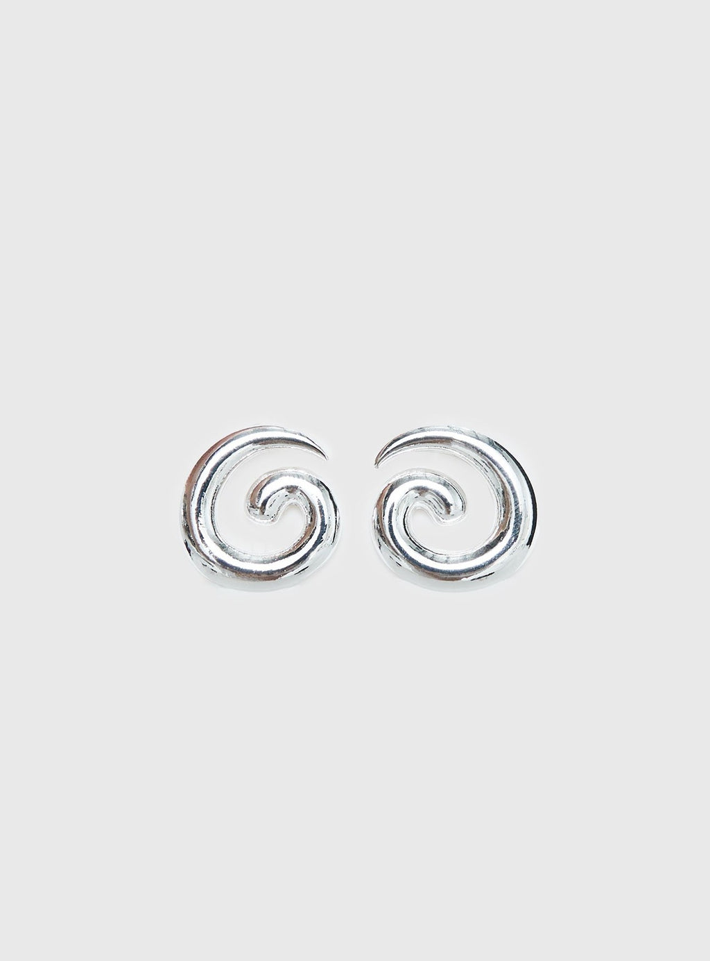 Sold On You Spiral Earrings Silver