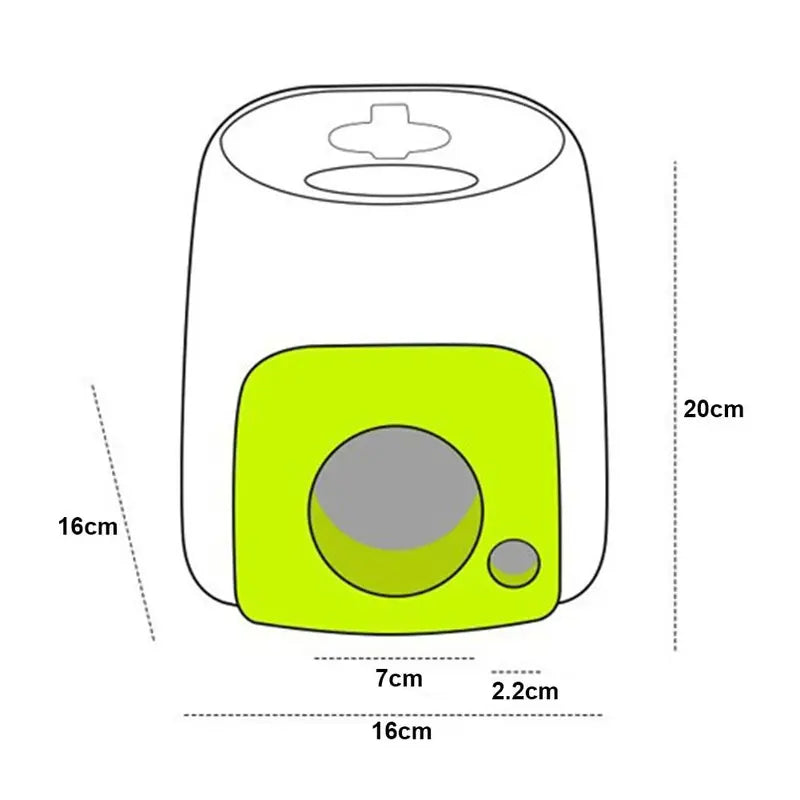 SmartFetch Interactive Dog Tennis Ball Launcher, Plastic, 16 x 16 x 20 cm