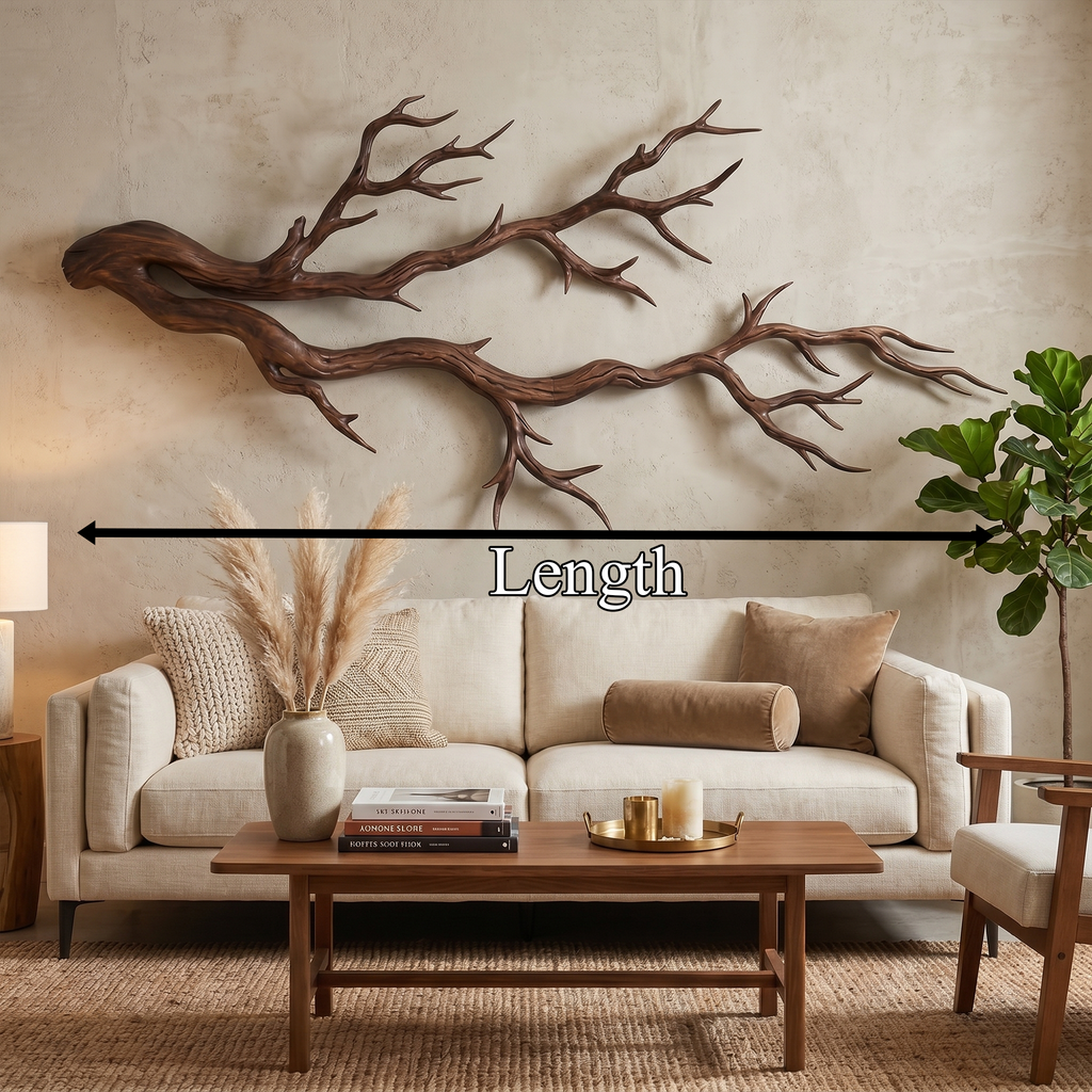 Wood Wall Sculpture, Twisted Tree Root Organic Modern Wall Art