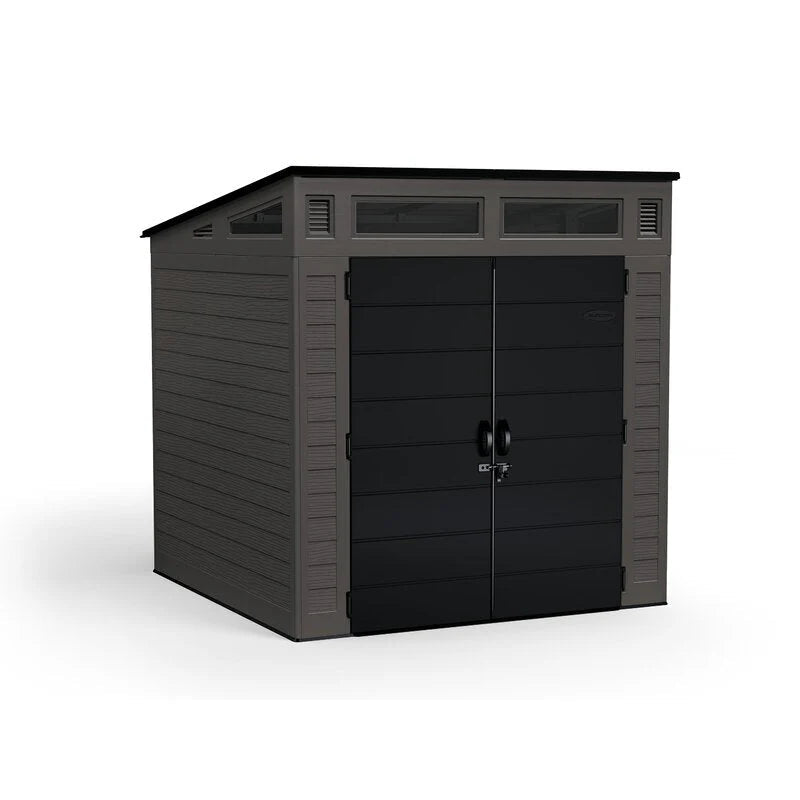 Suncast Modernist Resin Storage Shed 7 ft. 2.5 in. x 7 ft. 3.5 in. x 7 ft. 5.5 in.