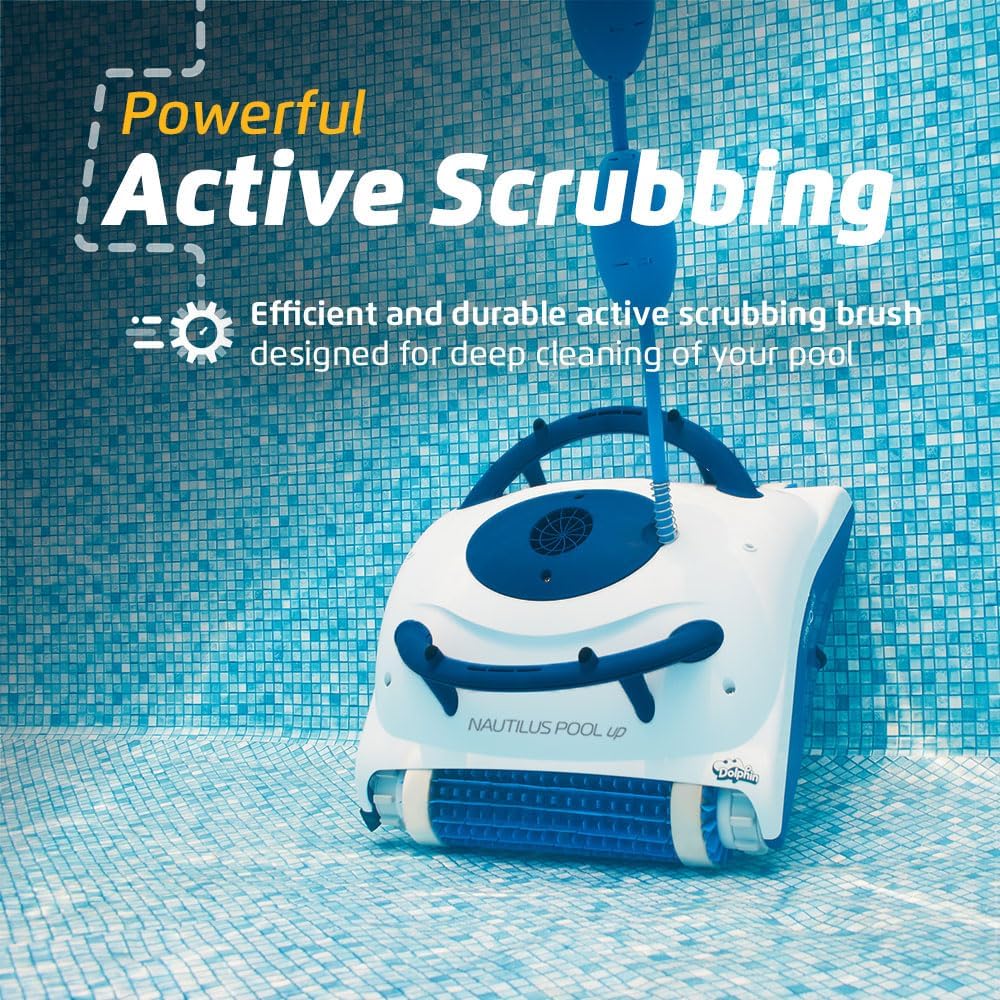 Dolphin Nautilus CC Plus Wi-Fi Robotic Pool Vacuum Cleaner For In-Ground Pools Up To 50 FT - Nautilus CC Plus Wi-Fi