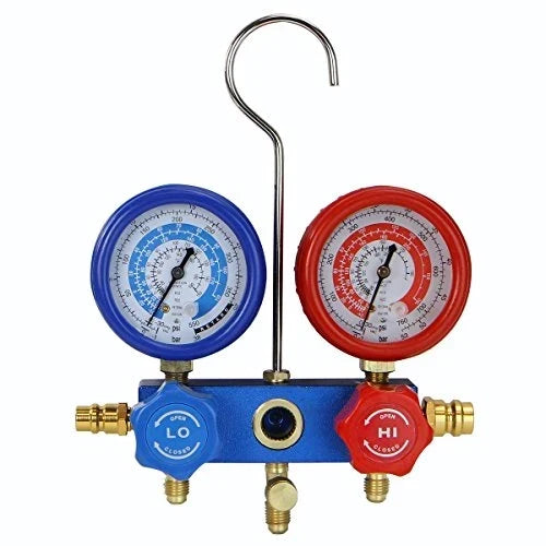 XtremepowerUS HVAC A/C Refrigeration Kit With 3CFM 1/4HP Air Vacuum Pump And AC Manifold Gauge Set