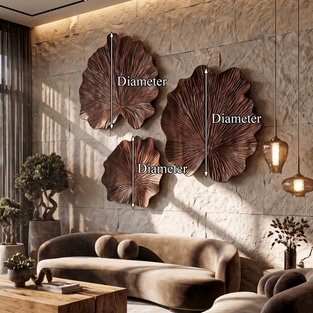Wood Wall Sculpture, Cubist Face Round Wall Art for Living Room