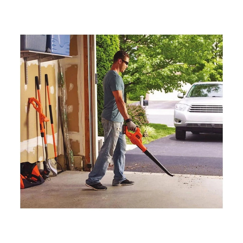 BLACK+DECKER 20V MAX Lithium 10 In. String Trimmer/Edger And Hard Surface Sweeper Combo Kit - LCC221