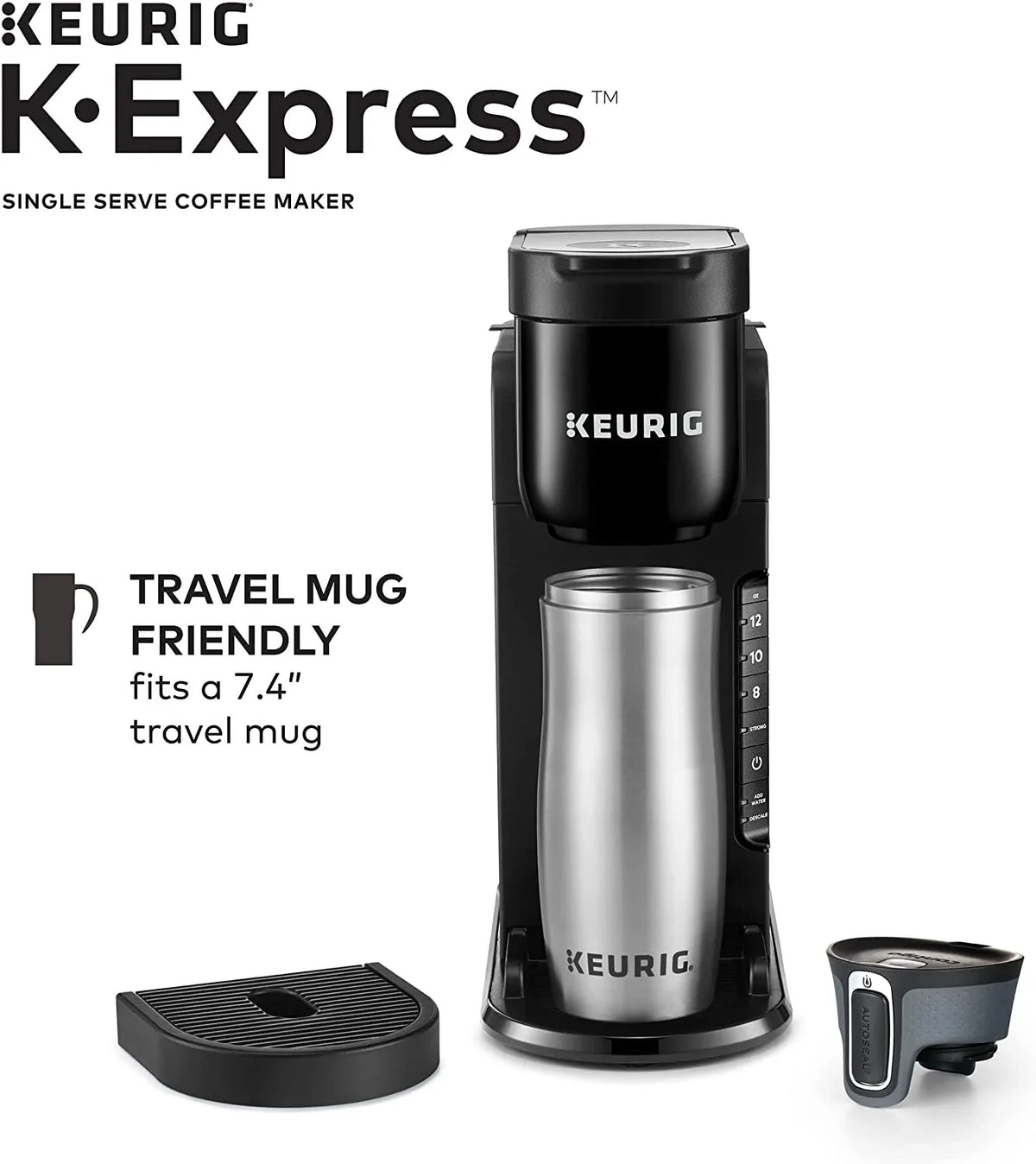 Keurig Single Serve K-Cup Pod Coffee Maker, Black - K-Express