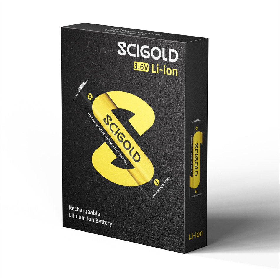 Scigold 18650 Li-Ion Rechargeable Batteries, 12600mWh, 3.7V, 4-Pack - SG-B00A-1801#2