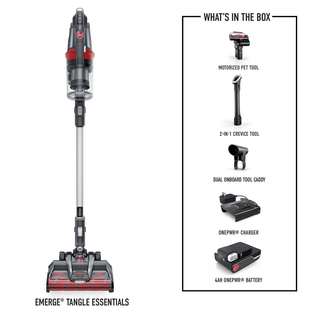 Hoover ONEPWR Emerge Pet Cordless Stick Vacuum, 4Ah Battery, Up To 45 Min. Run Time - BH53612V