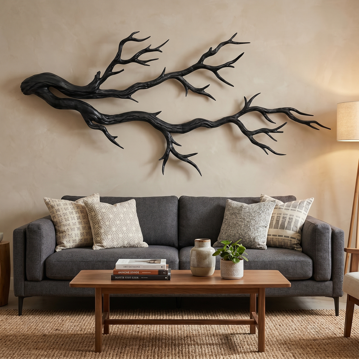 Wood Wall Sculpture, Twisted Tree Root Organic Modern Wall Art