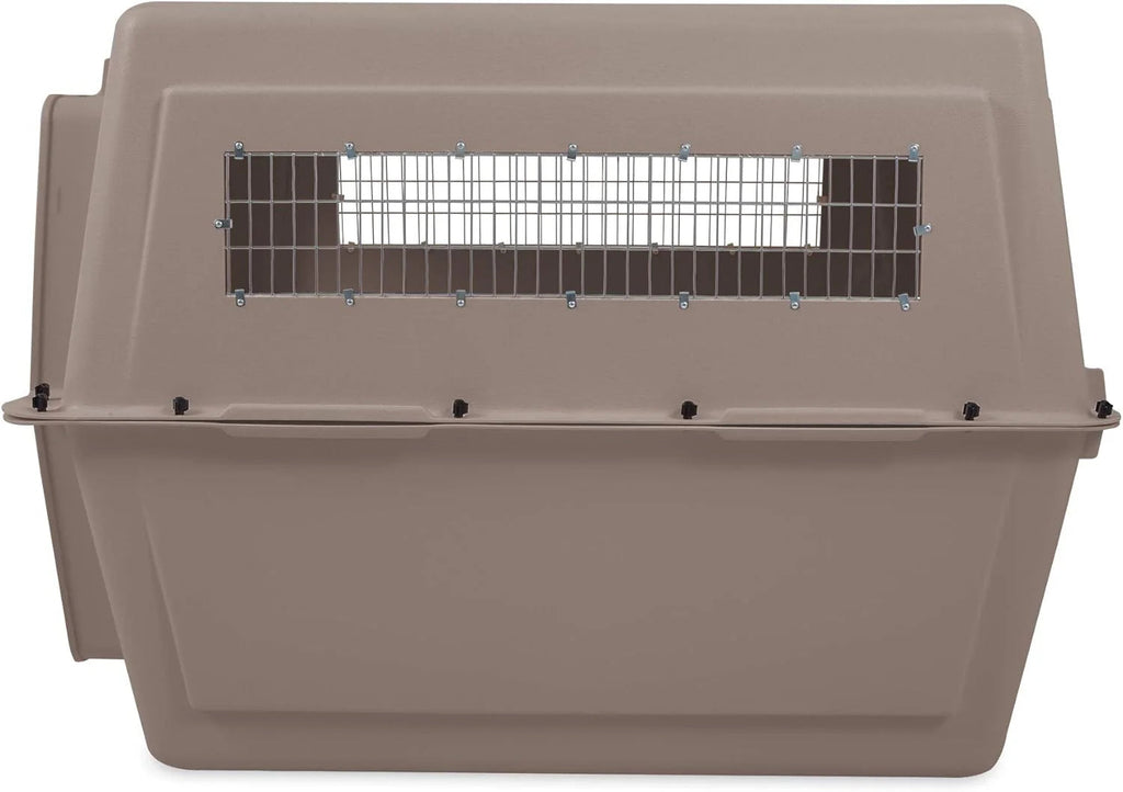 Petmate Ultra Vari Dog Travel Kennel, 48 in Long, 90 to 125 lbs - Taupe Black