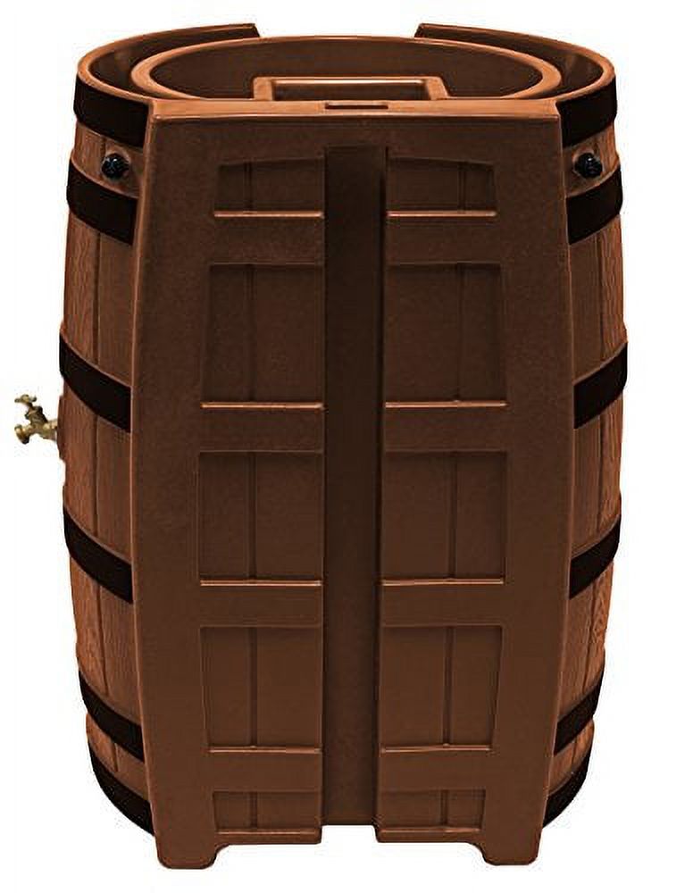 Good Ideas Rain Barrel, 65 Gallon, Terra Cotta - Rain Wizard 65