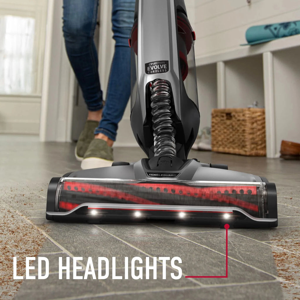 Hoover ONEPWR Evolve Pet Elite Cordless Upright And Hand Vacuum Bundle, Gray - BH53810V