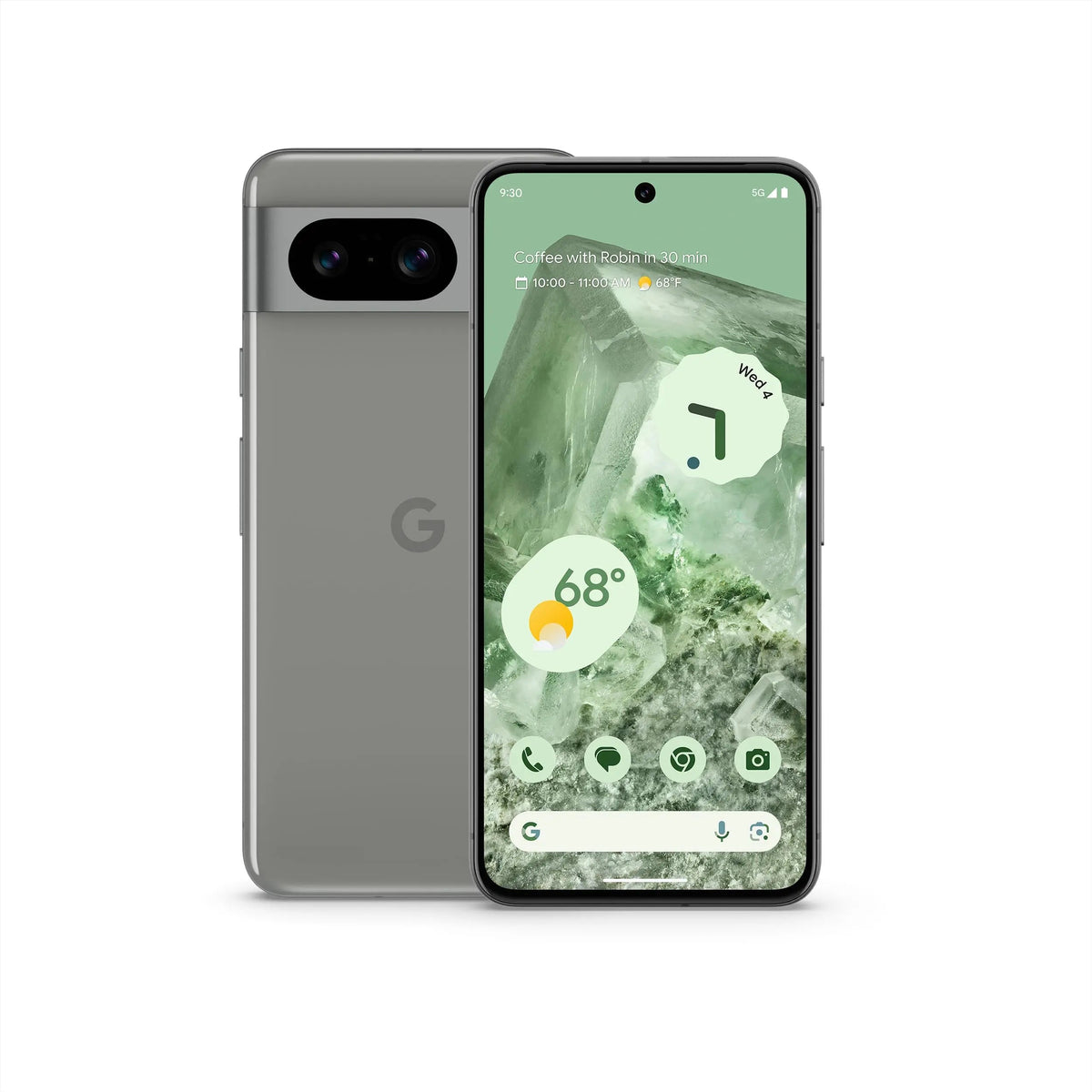 Google Pixel 8 Unlocked Android Smartphone, Obsidian, 128 GB