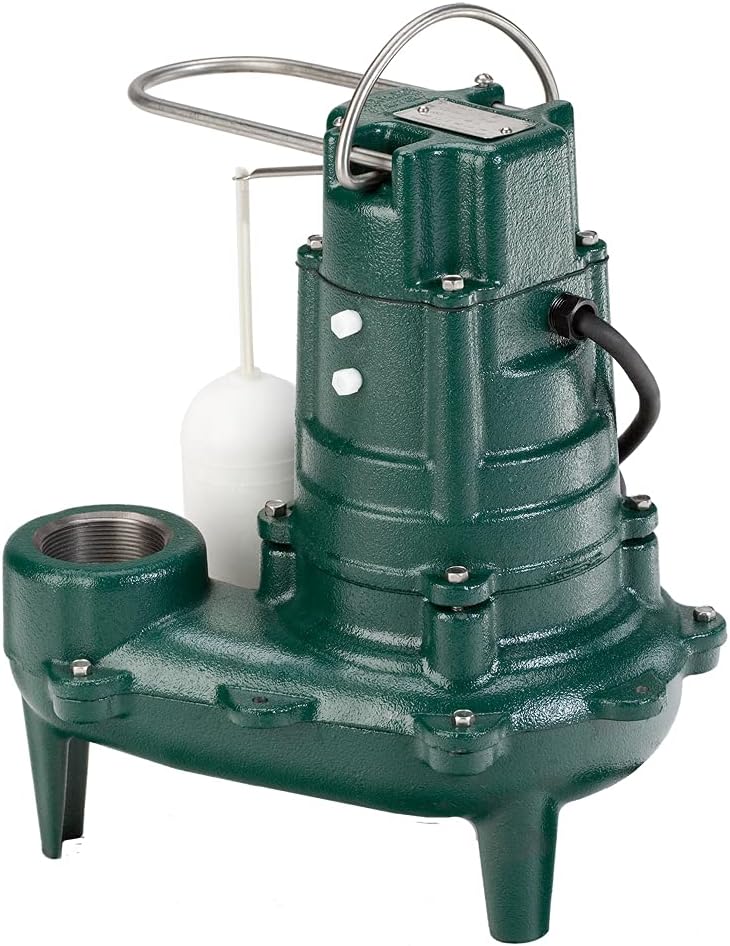 Waste-Mate Automatic Heavy-Duty Submersible Sewage Pump, 1/2 HP - 267-0001