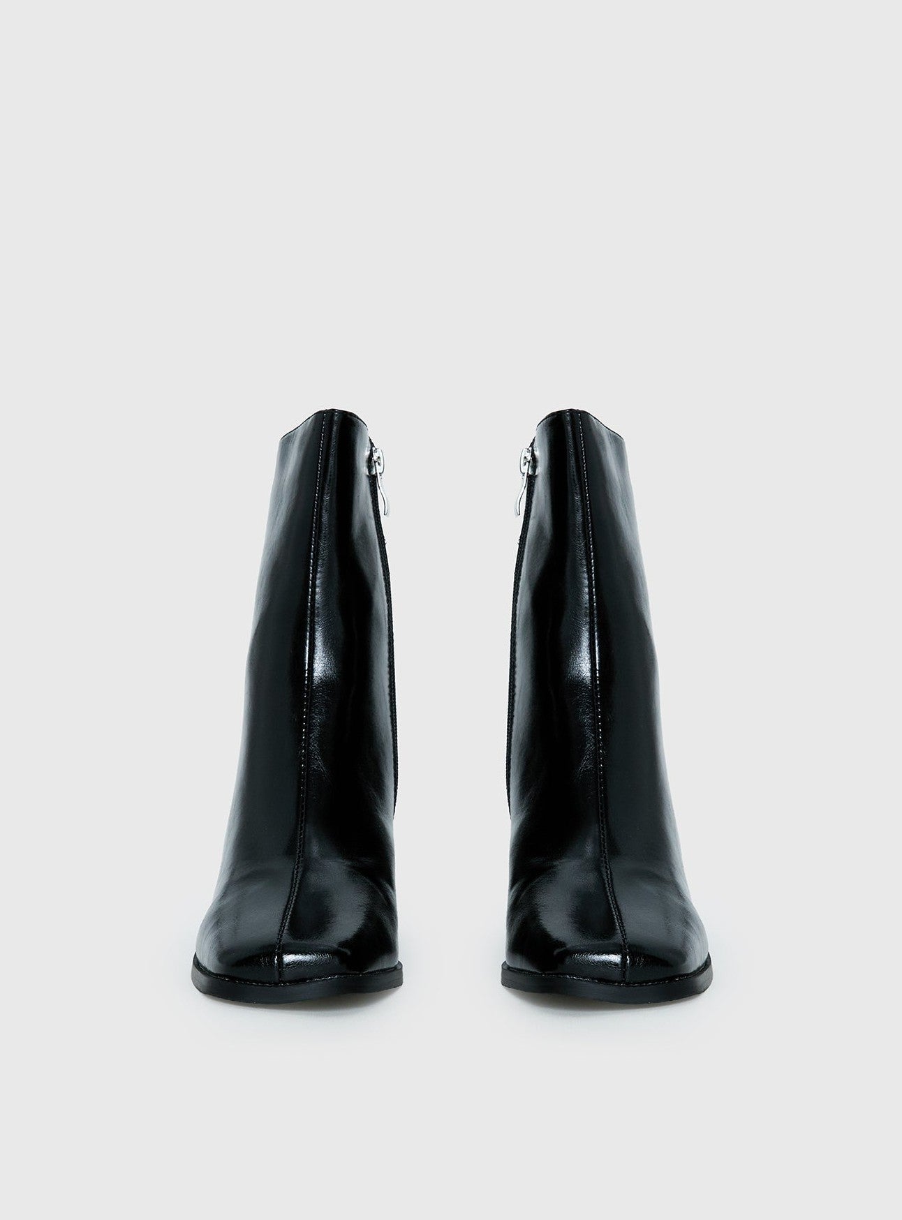 Heeled Ankle Boots Black