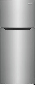 Frigidaire Top-Freezer Refrigerator, 17.6 Cu. Ft., Brushed Steel