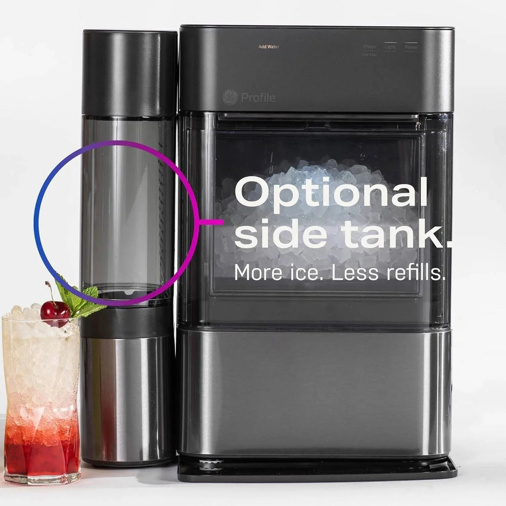 GE Profile Opal 2.0 Countertop Nugget Ice Maker With 0.75 Gallon Tank, 38 lbs/24 Hours, Stainless Steel