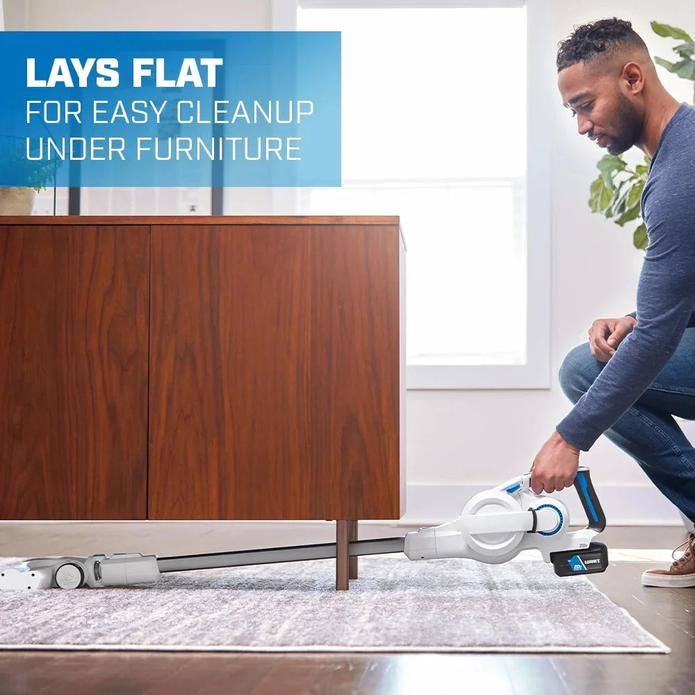 HART 20V Cordless Stick Vacuum Kit With 4.0Ah Lithium-Ion Battery