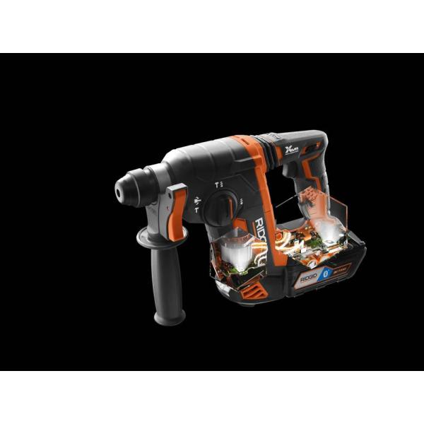 RIDGID 18-Volt OCTANE Cordless Brushless 1 in SDS-Plus Rotary Hammer - R86711B
