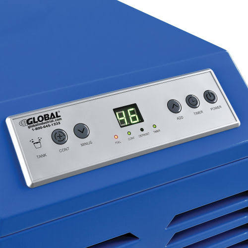Global Industrial Commercial Portable Dehumidifier, 110 Pints Per Day