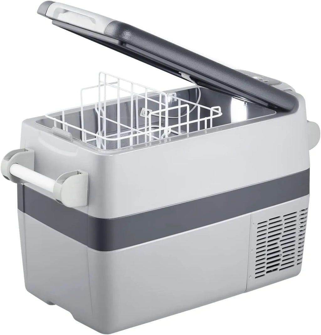 Portable Refrigerator And Freezer, 32 Quart (30L), Grey - AJ30