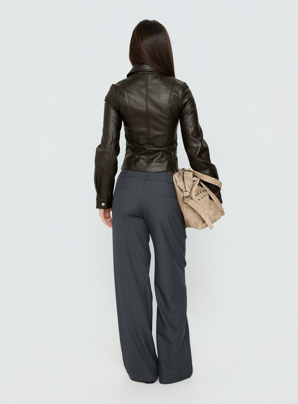 Two Lovers Low Rise Pants Slate