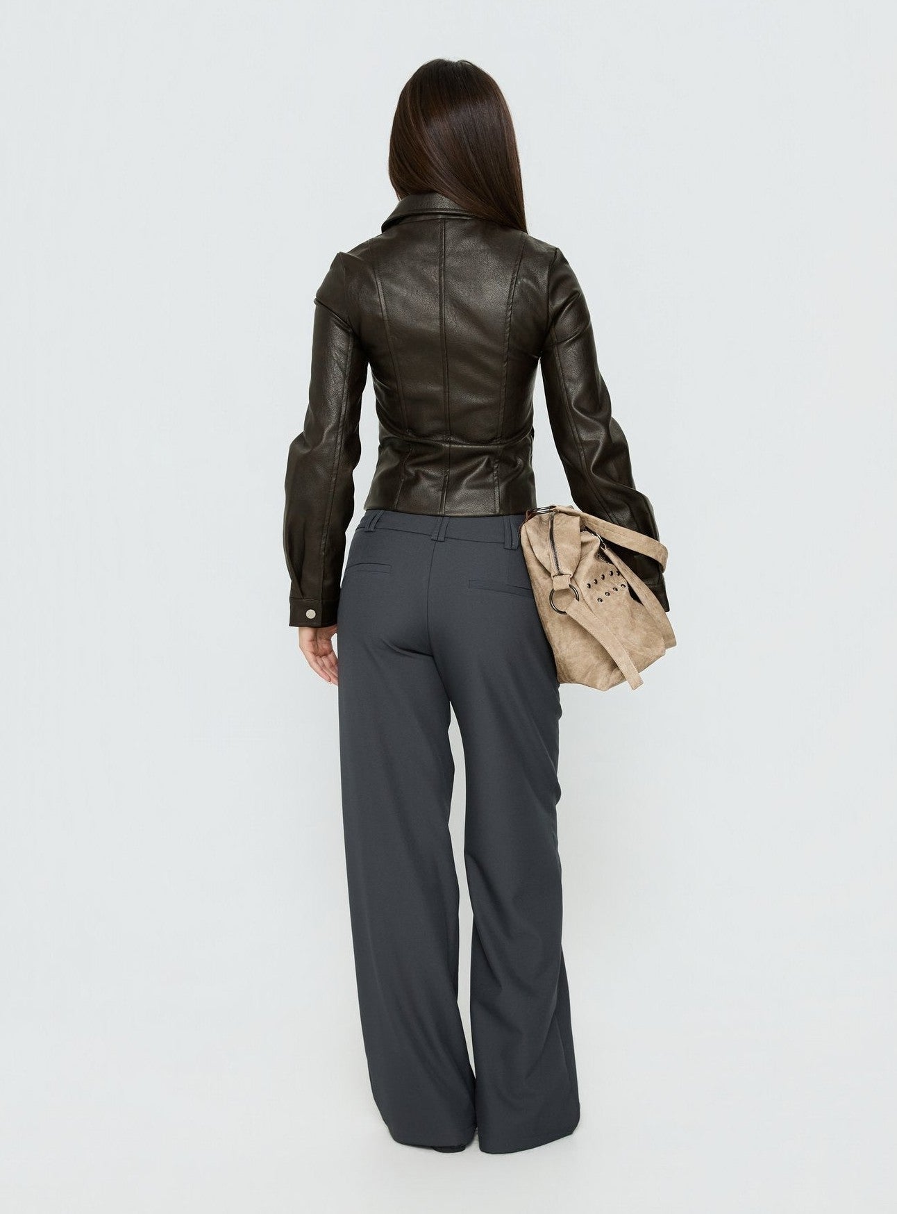 Two Lovers Low Rise Pants Slate
