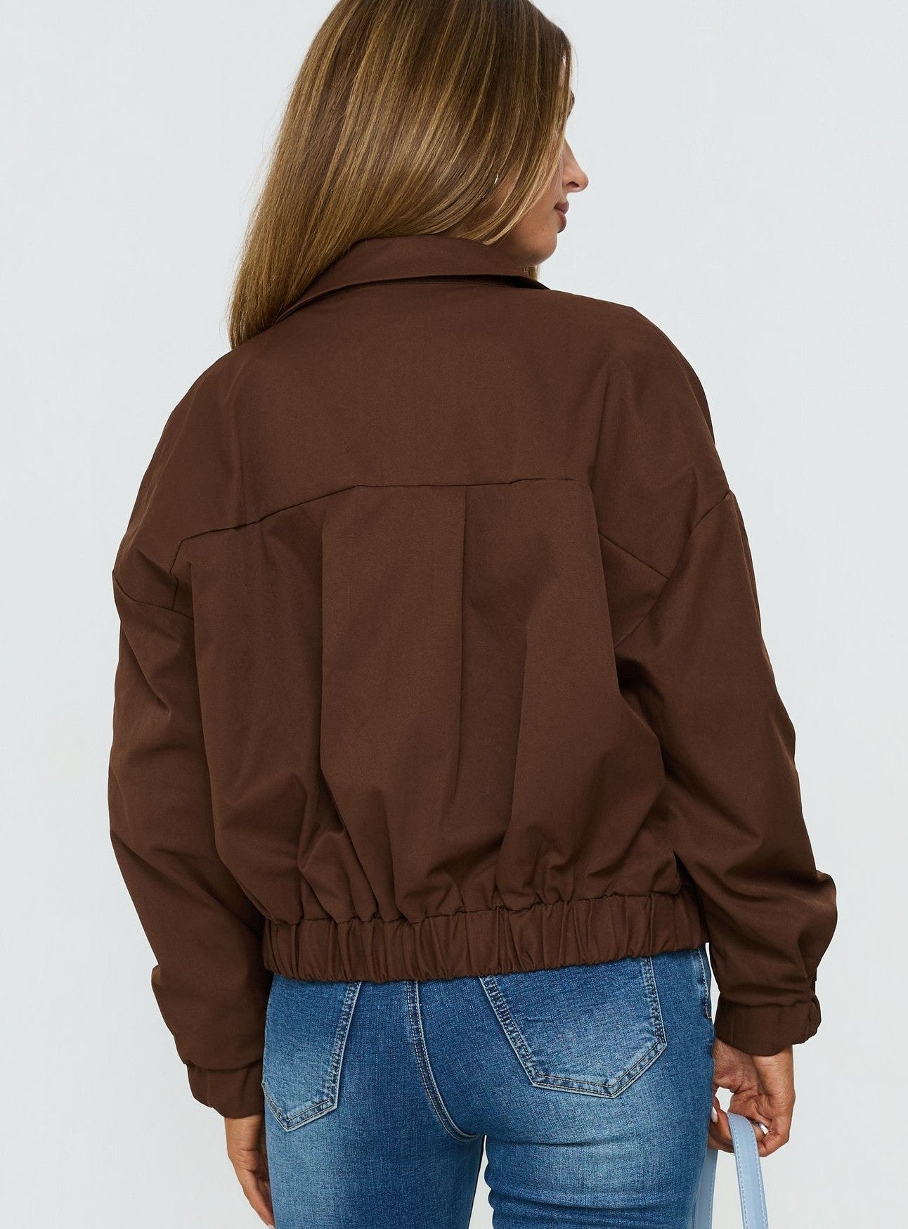 Right Time Bomber Jacket Chocolate