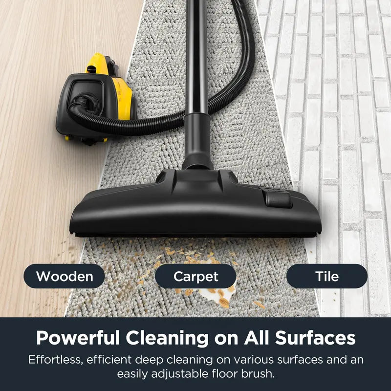 Eureka Mightymite Lightweight Canister Vacuum Cleaner, 1200W, 2.5L Dust Bag