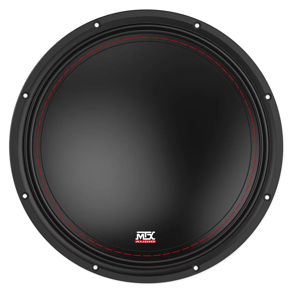 MTX 3512-04 12 in 500W Subwoofer Bundle With Rockville Sealed Enclosure, Amplifier And Wire Kit