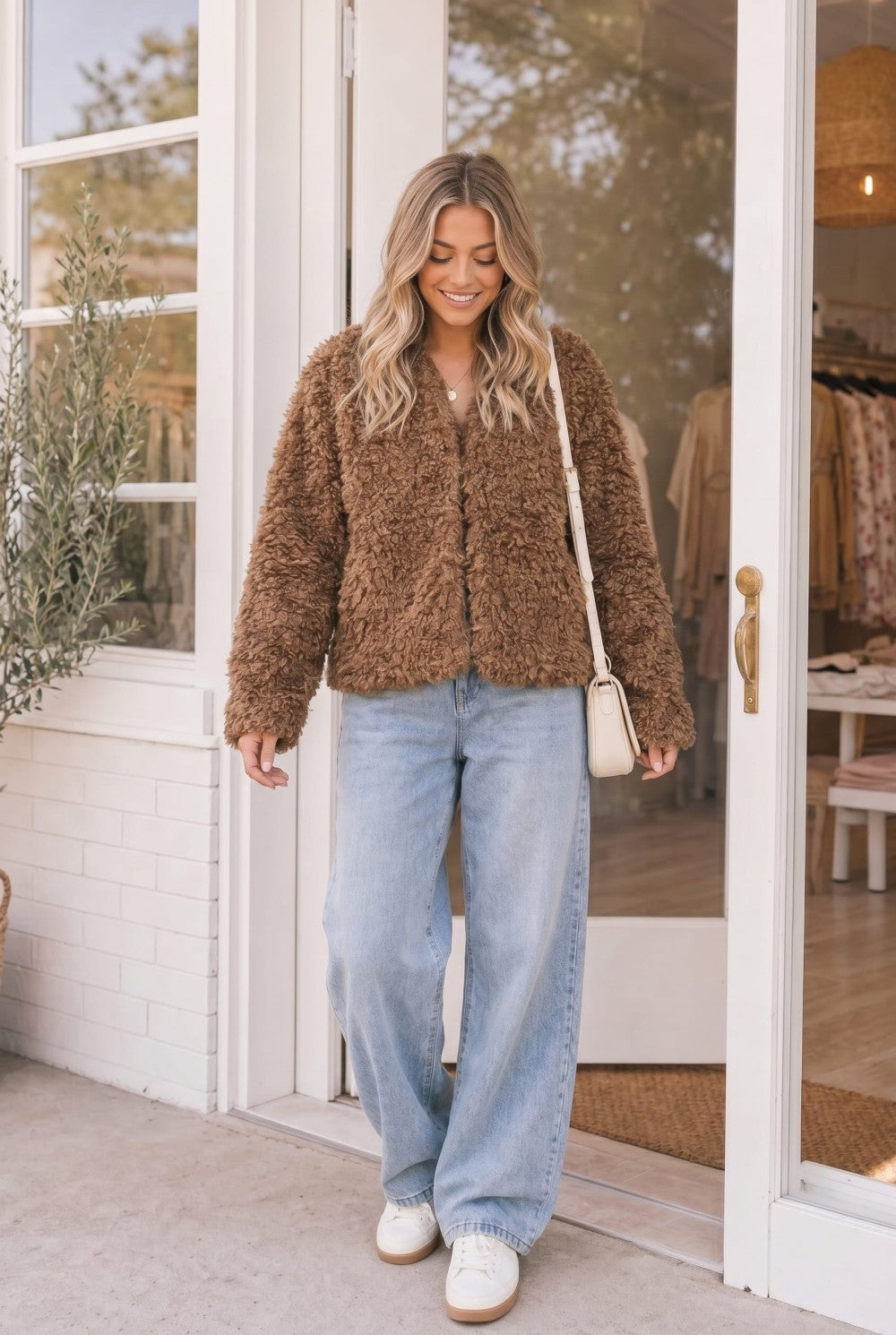 Teddy Bear Faux Fur Jacket - view 4
